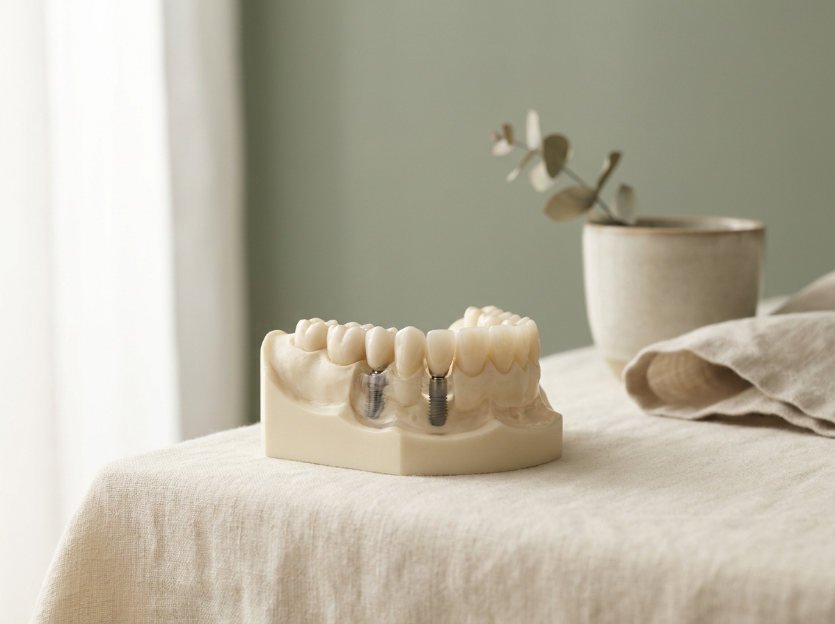 Replacing a few teeth with an implant bridge
