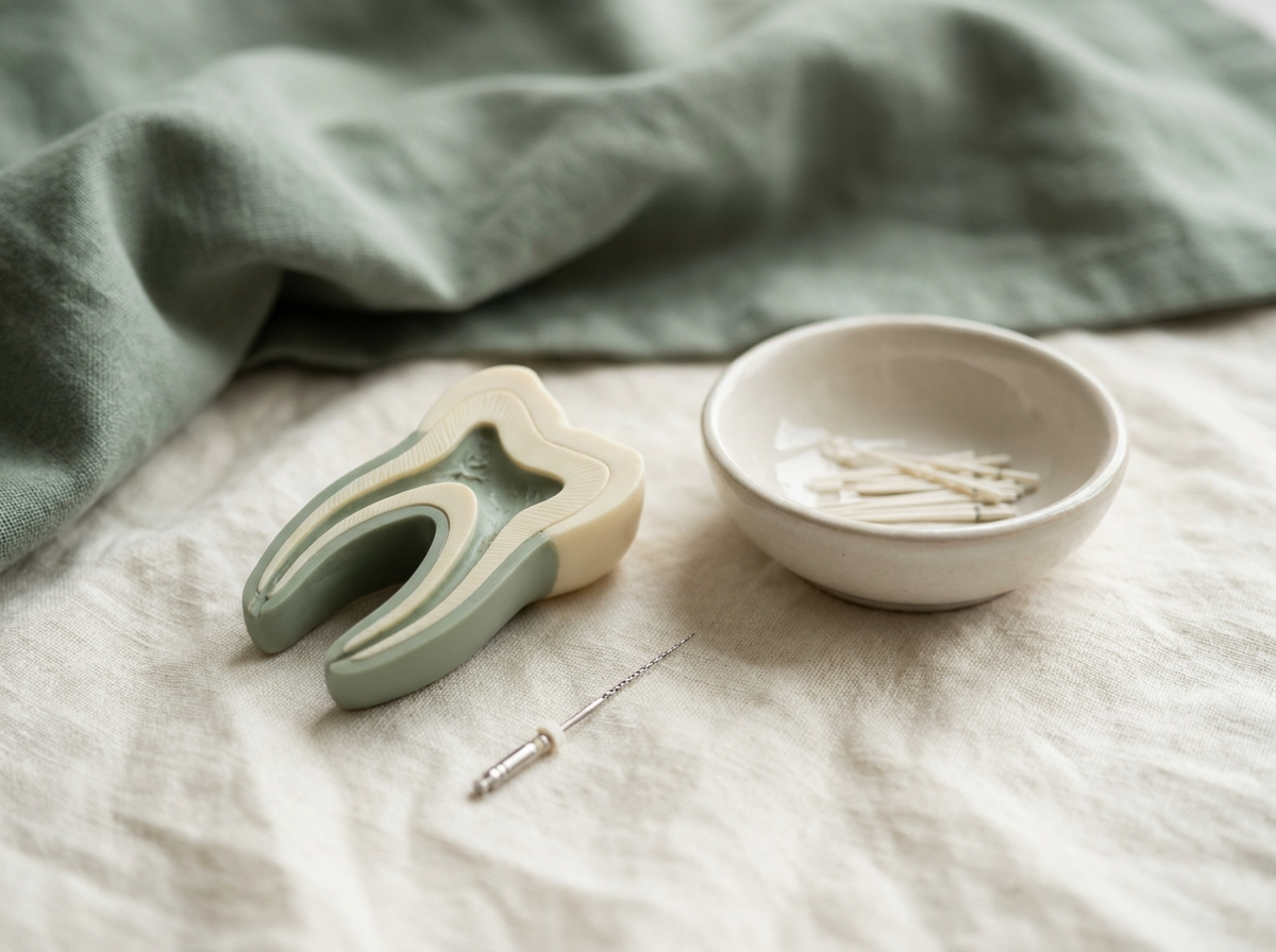 A root canal to save an infected tooth