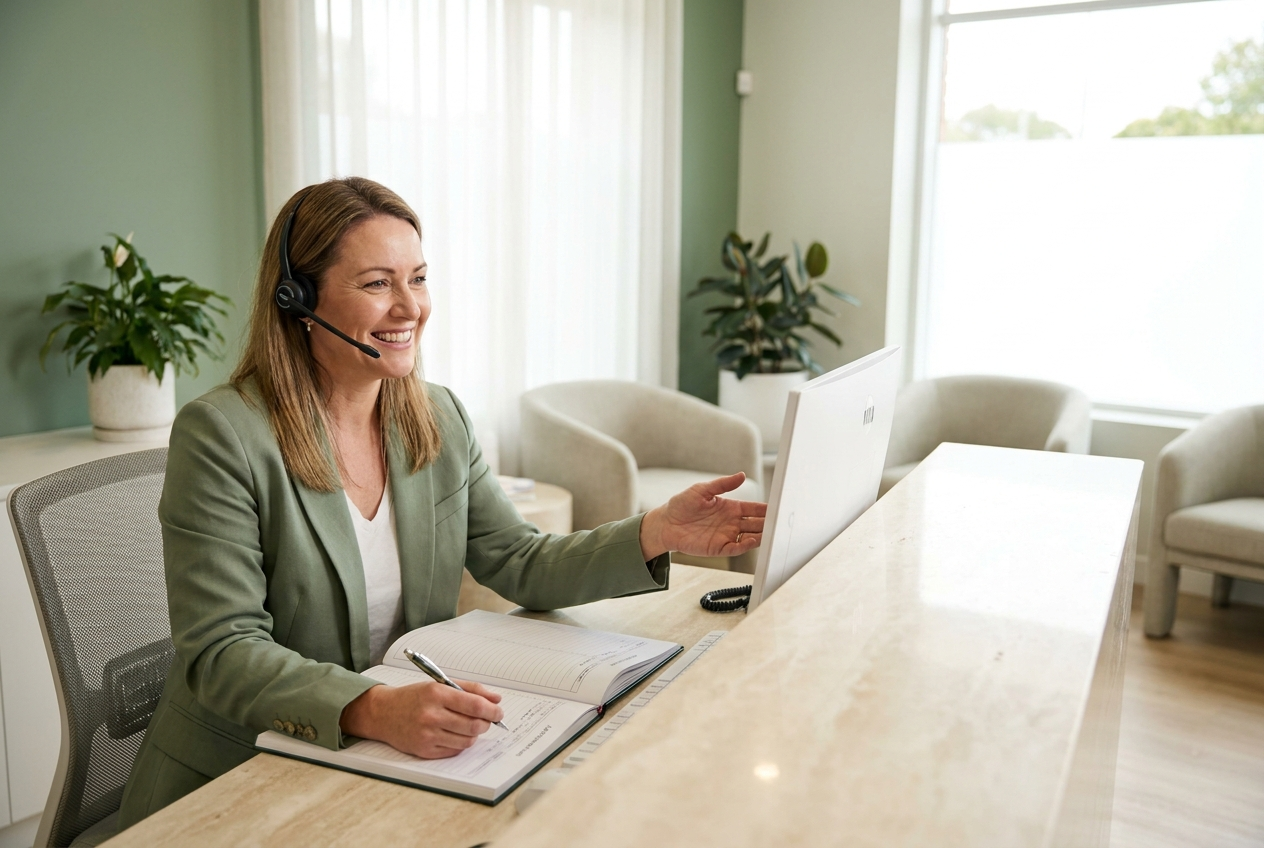 A friendly TLC team member answering the phone in Leduc
