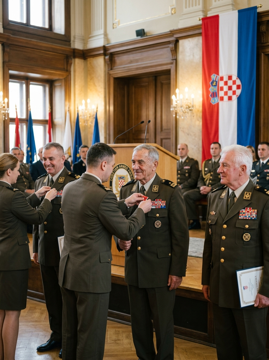Umirovljeni časnici s odlikovanjima