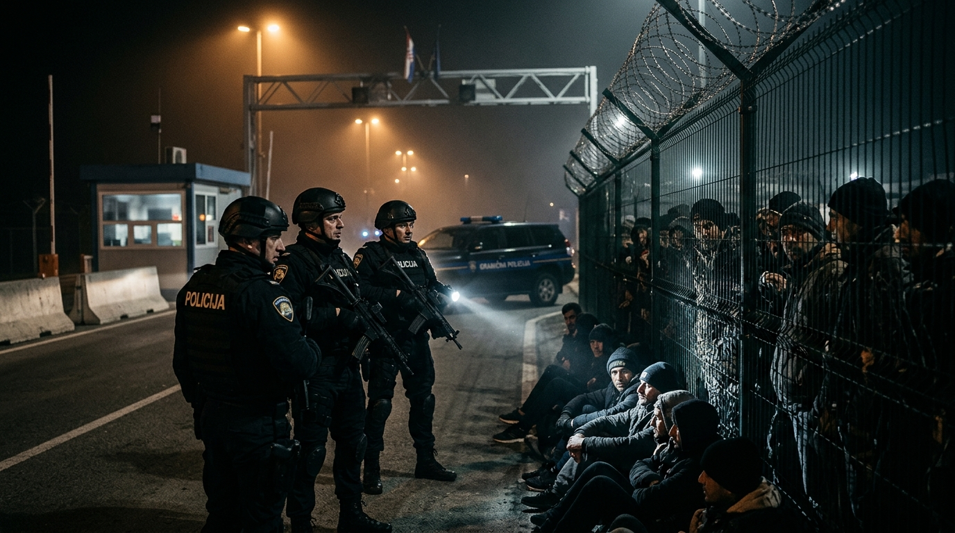 Hrvatska granica - migrantska kriza
