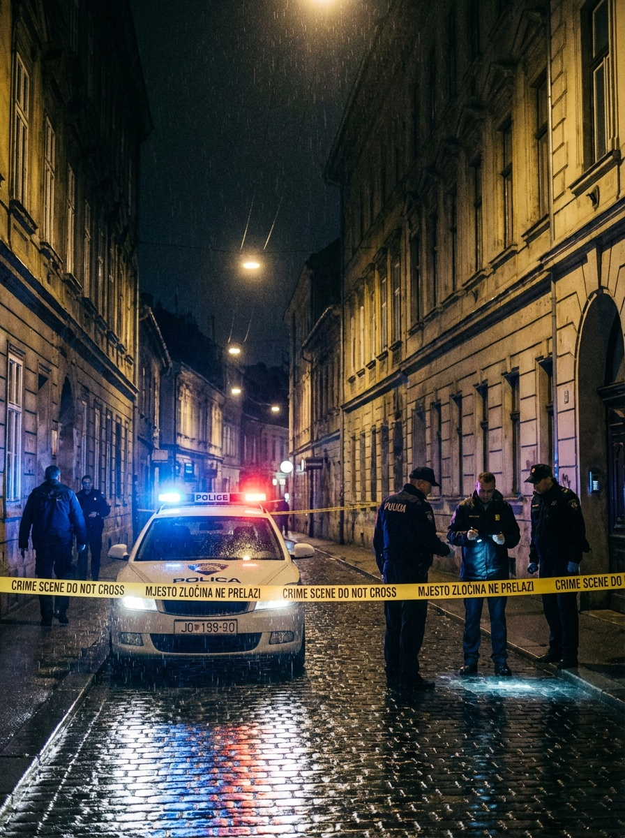 Zagrebacka policija - crime scene