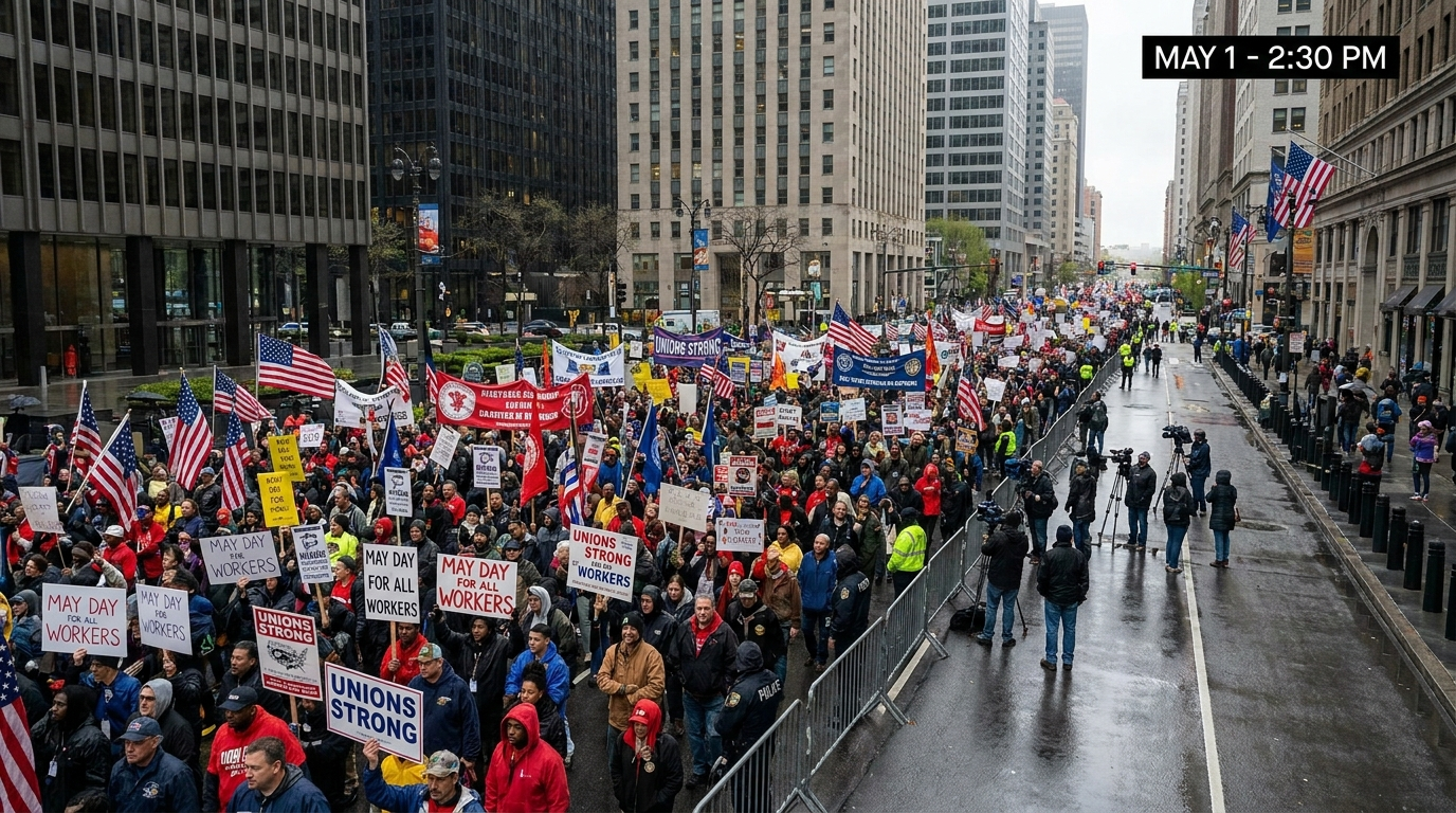May Day protest