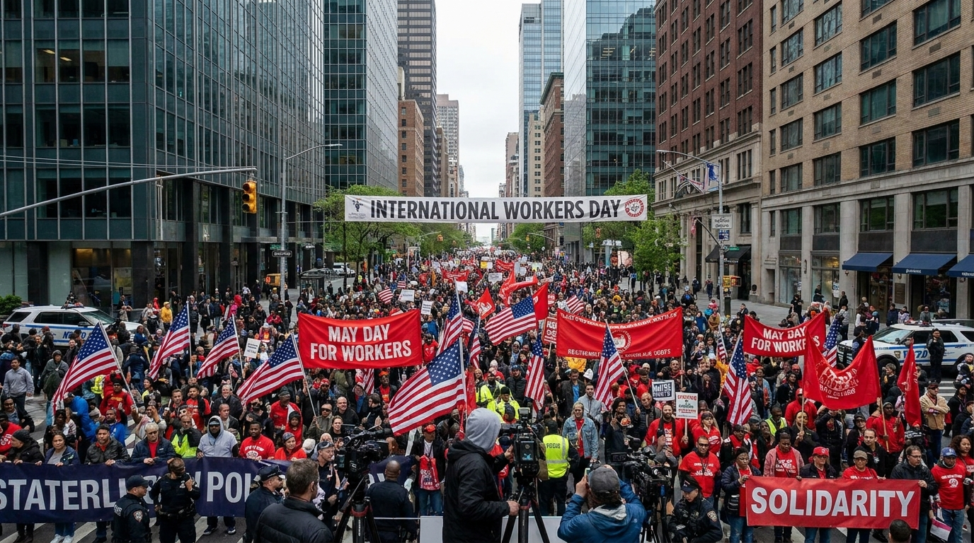May Day protest