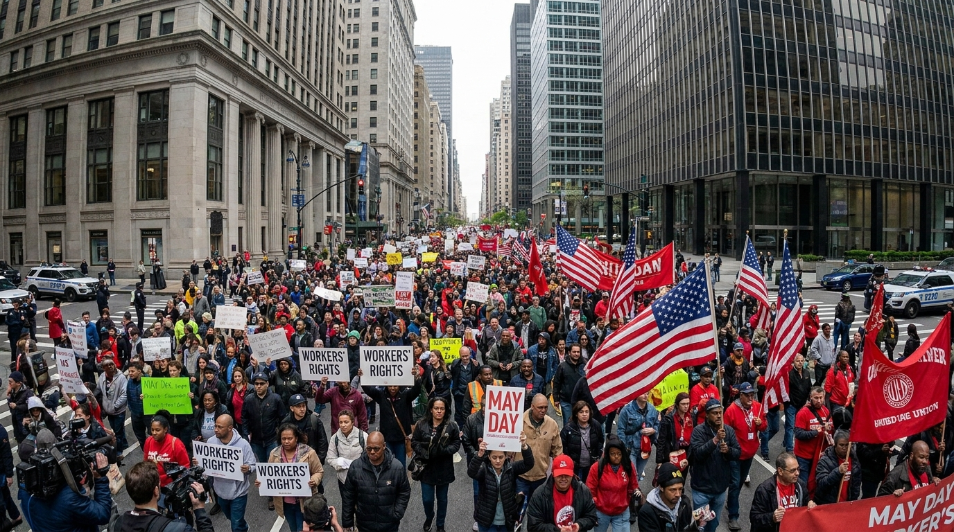May Day protest