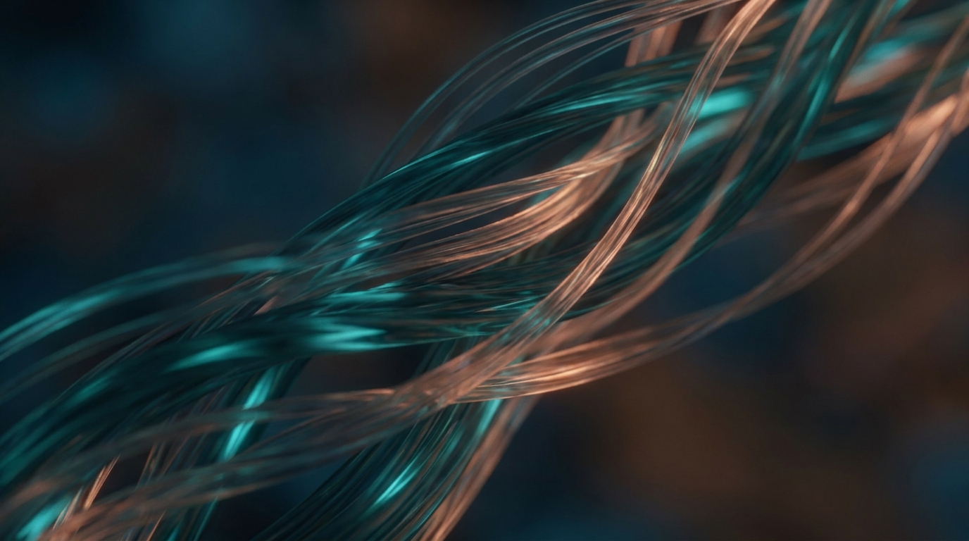Abstract scientific illustration for muscle performance side effects