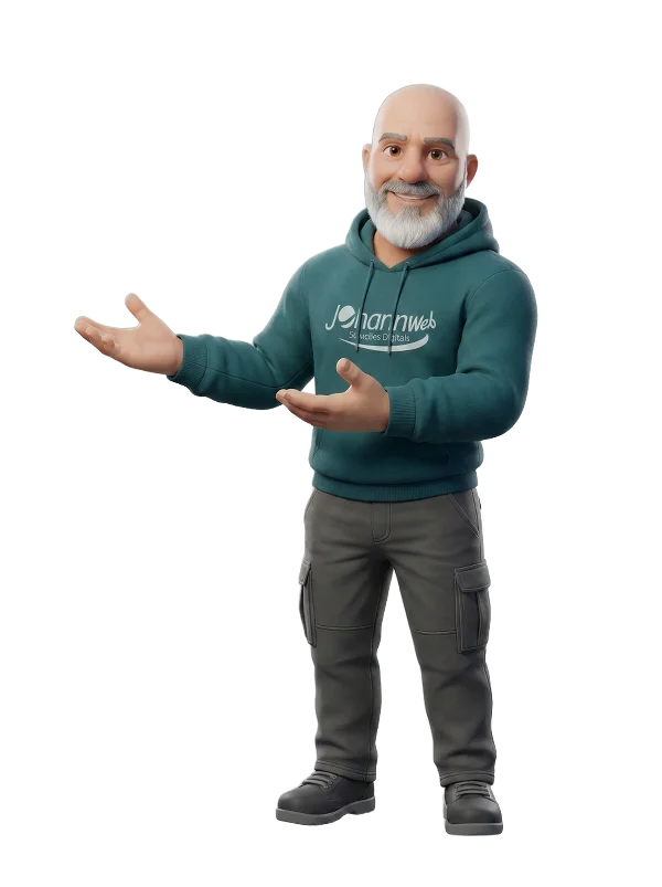Avatar da JohannWeb apresentando os projetos publicados no ar
