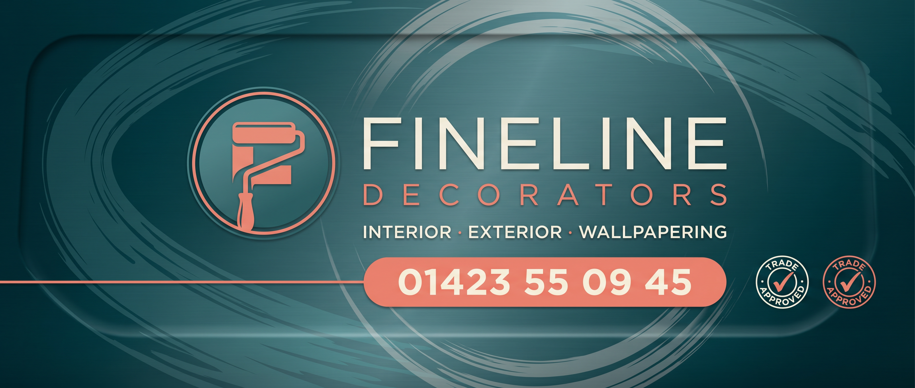 Fineline Decorators van banner design