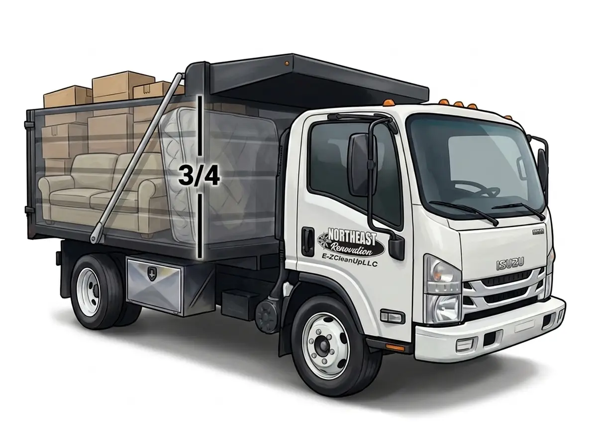 3/4 truck load