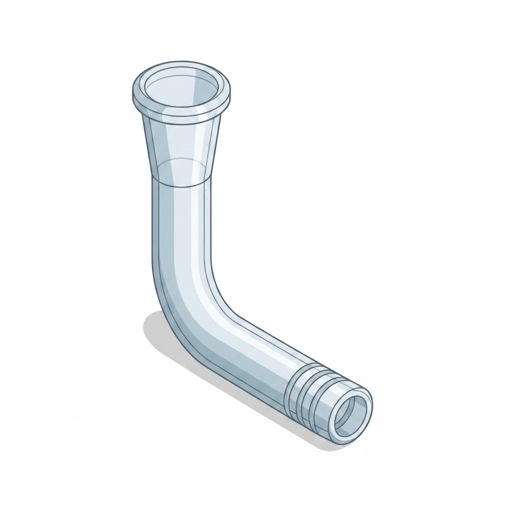 Glass downstem