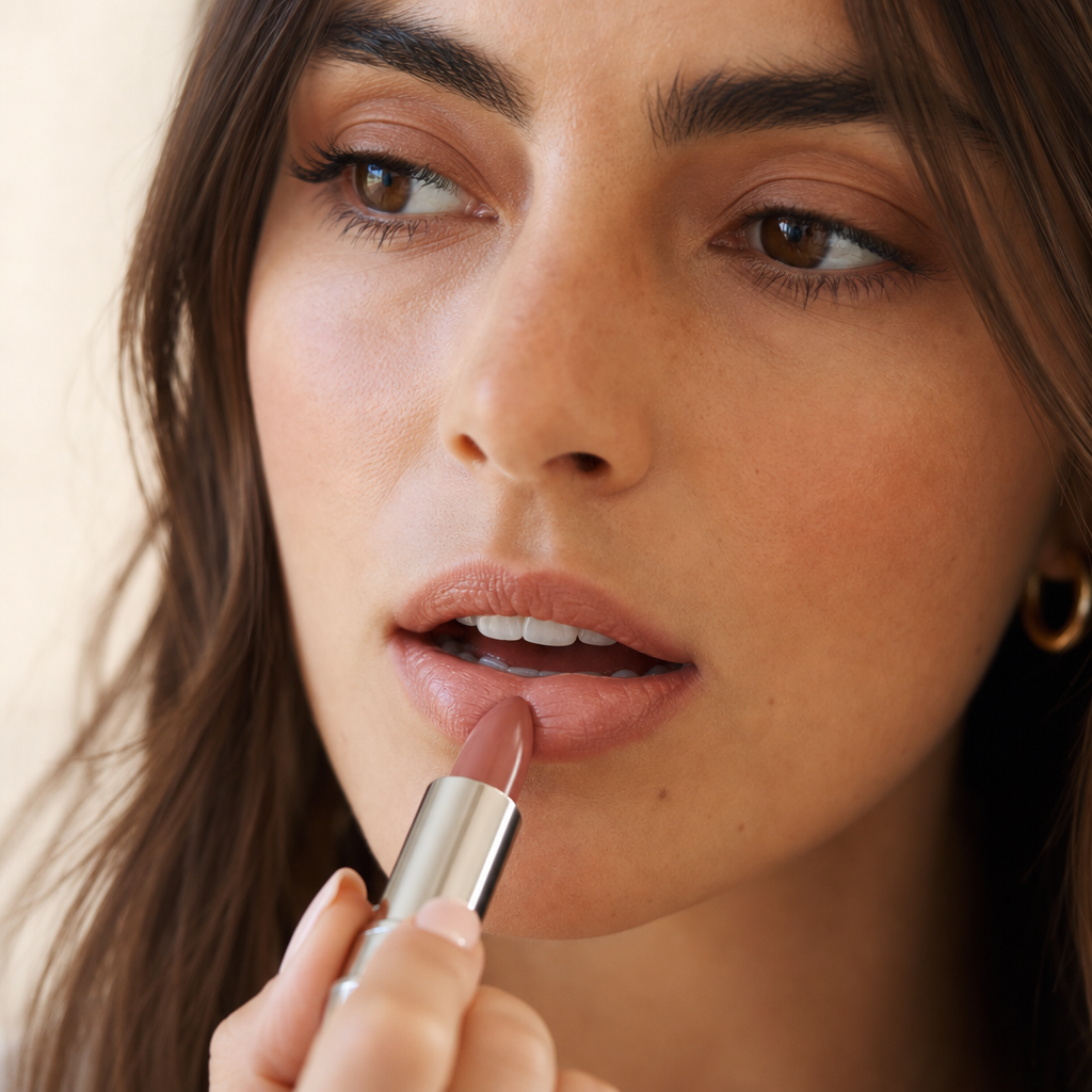 Lippenstift hält gleichmäßiger