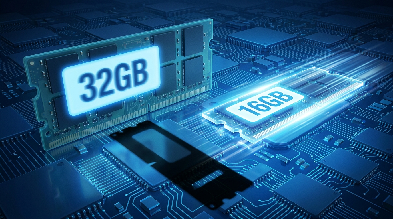 32GB RAM có nhanh hơn 16GB RAM không