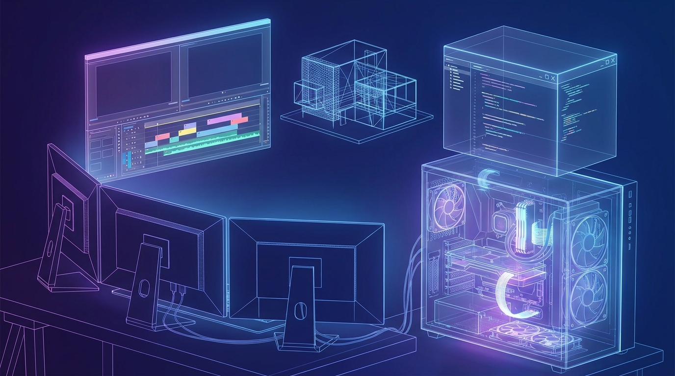 edit video 4K dựng 3D chạy máy ảo cần nhiều RAM