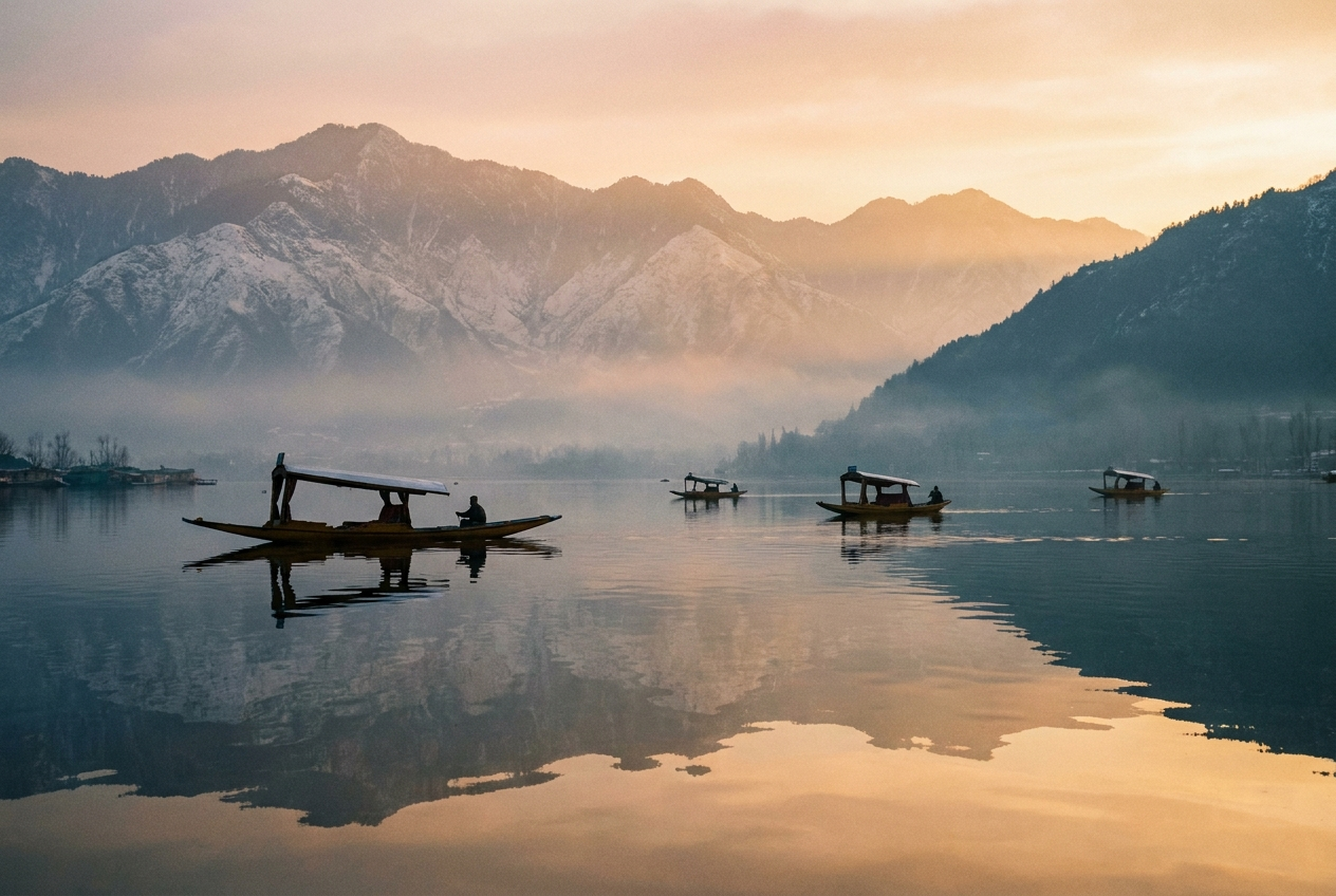 Mountains at dawn