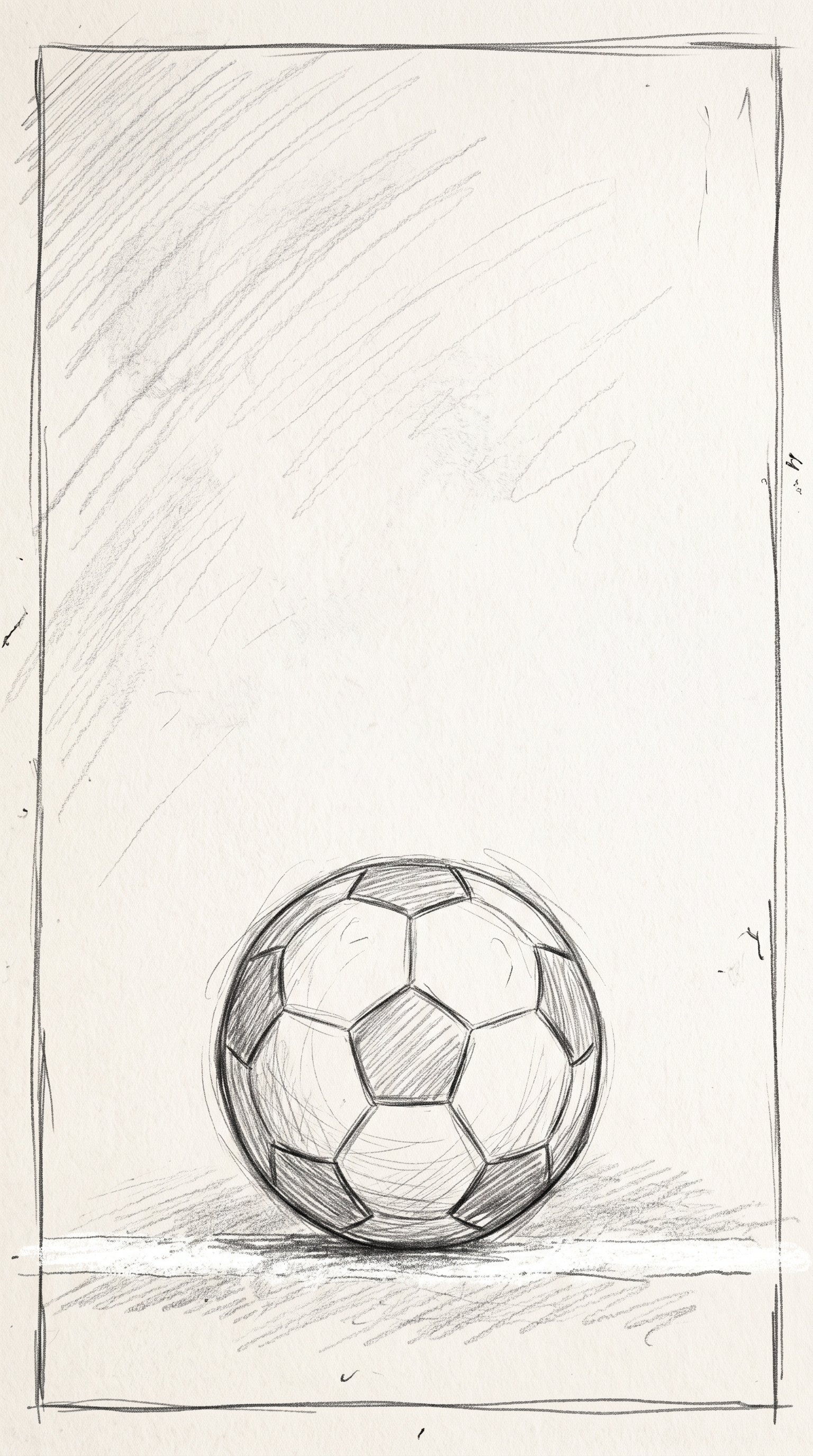 Storyboard sketch — End-card: Sanabel by Bank of Jordan — backing young goals.