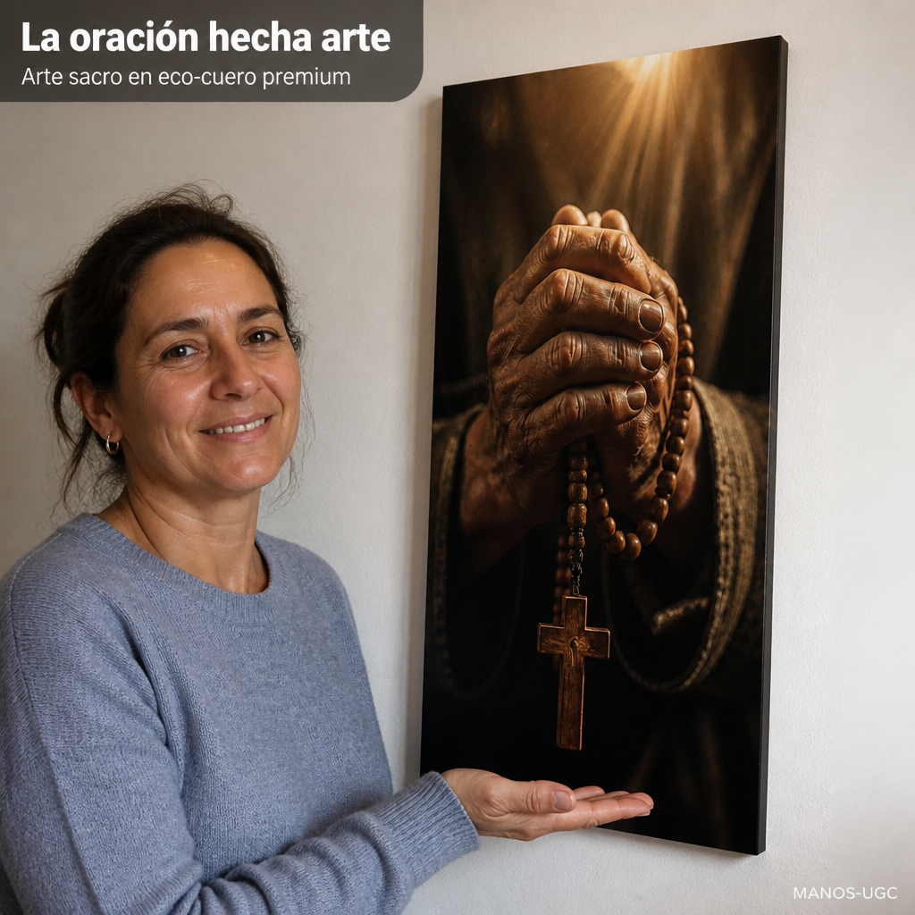 Manos en Oración en el hogar