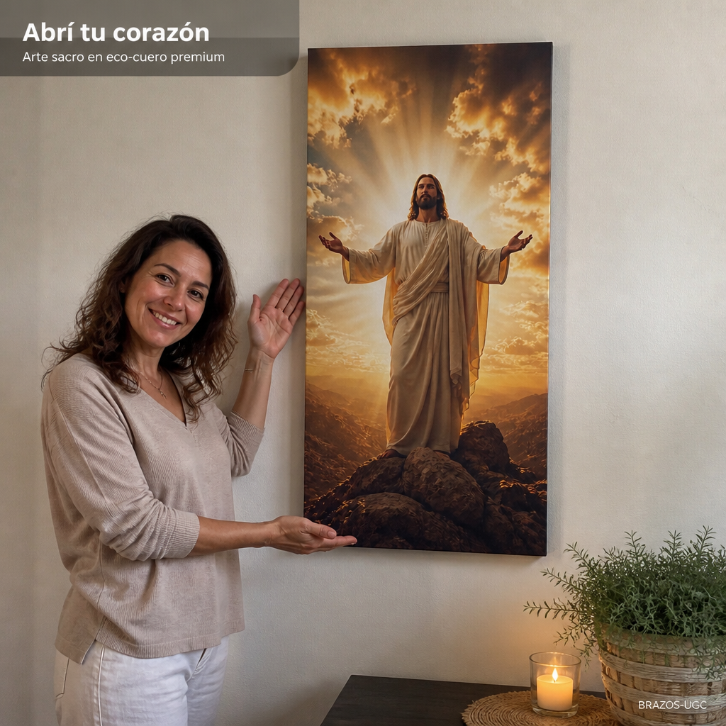 Jesús Brazos Abiertos en el hogar