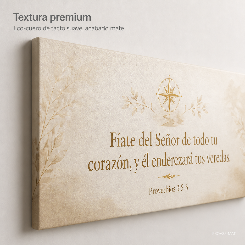 Fíate del Señor textura eco-cuero
