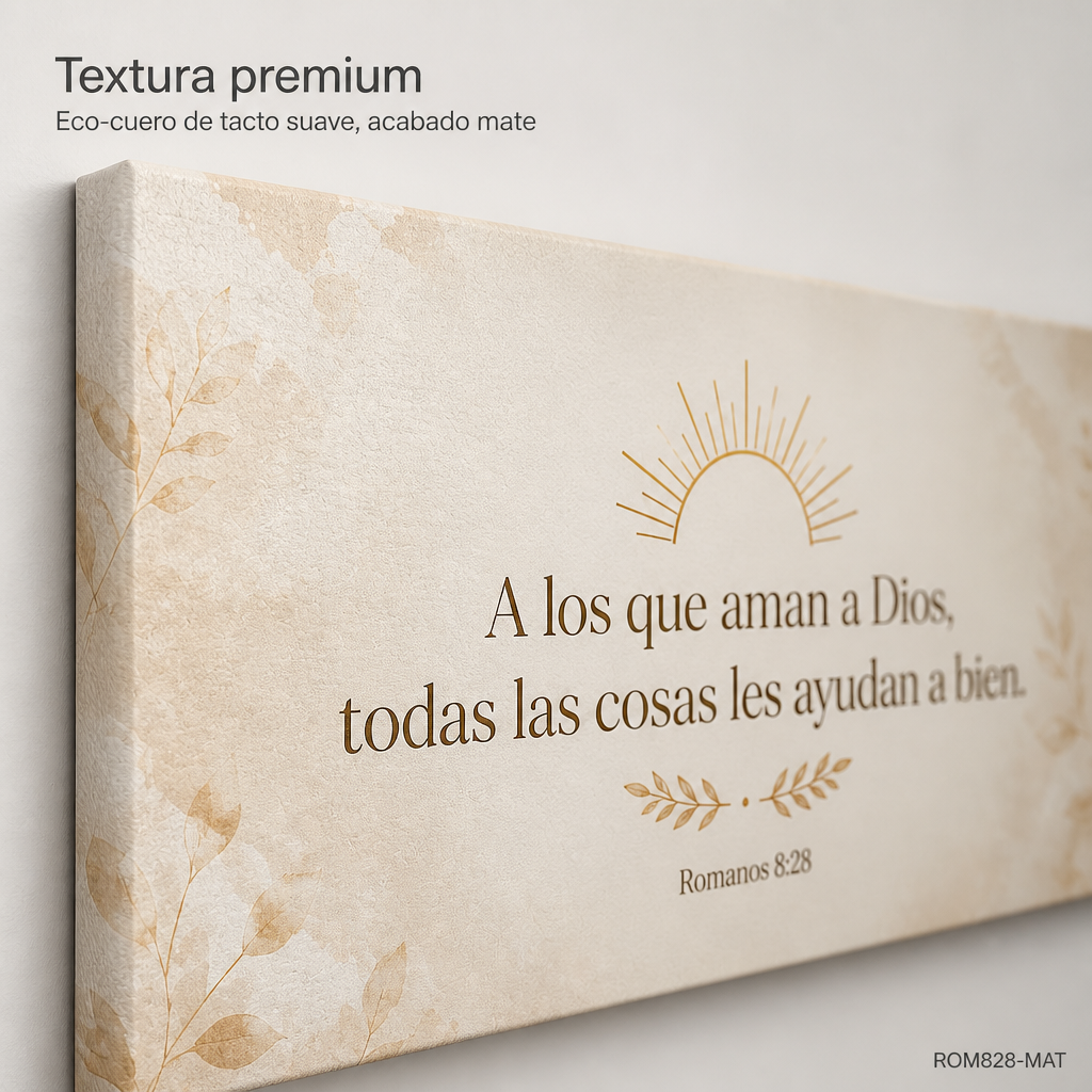 Todas las Cosas Ayudan a Bien textura eco-cuero