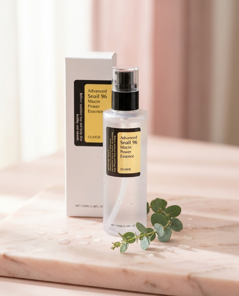 Crème Snail Revive - mise en scène marketing Lookzuri