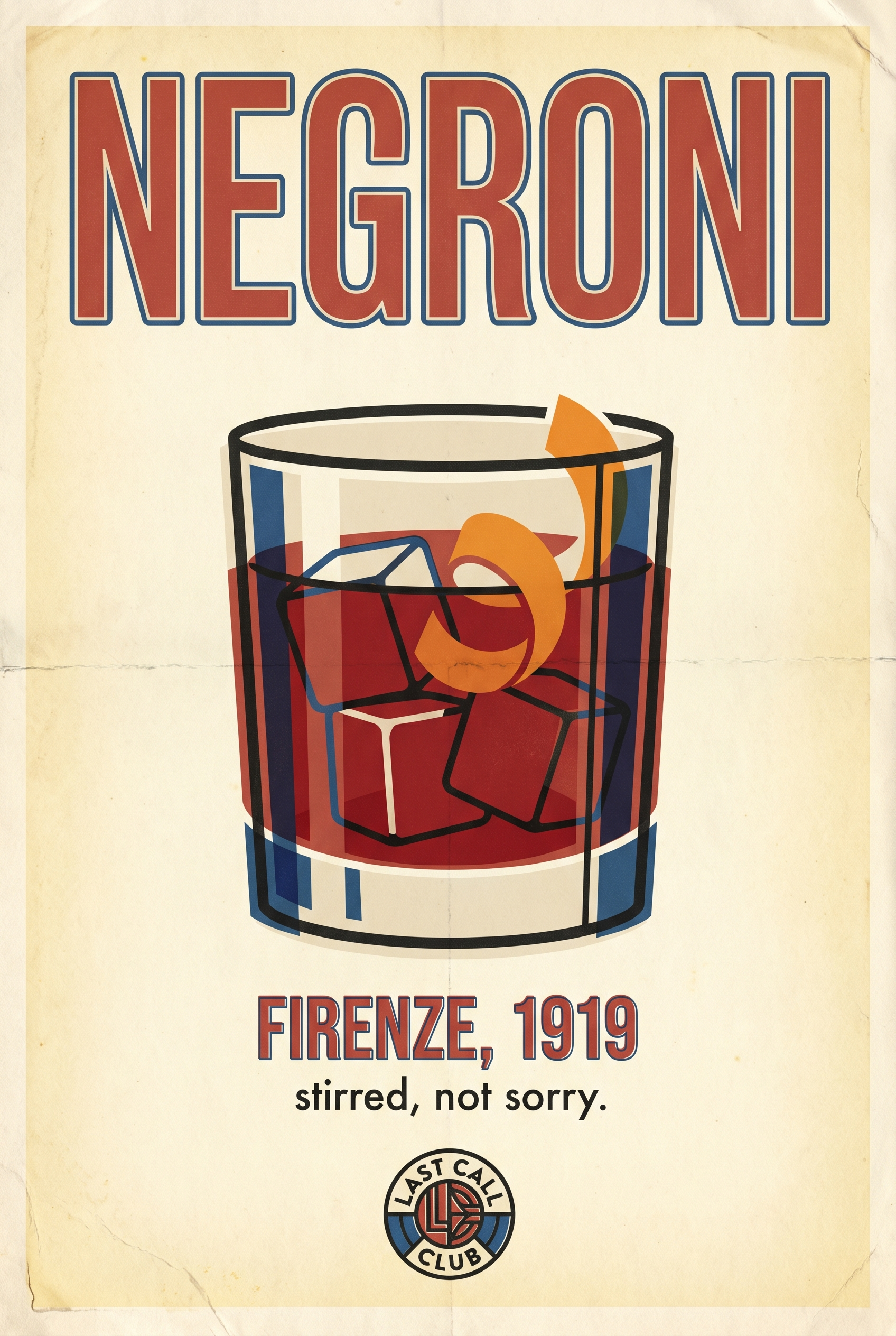 Negroni — Firenze 1919 poster