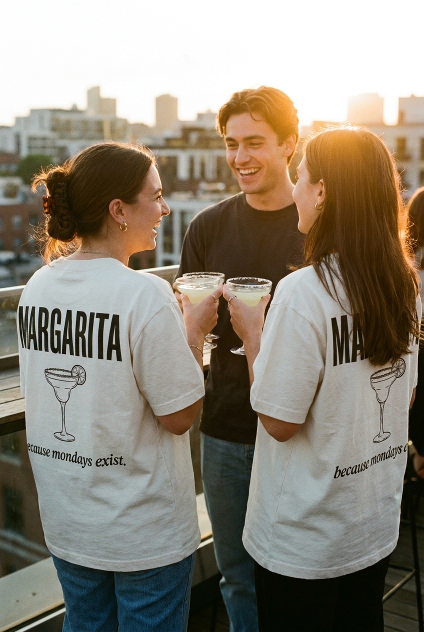 Margarita crew on the rooftop