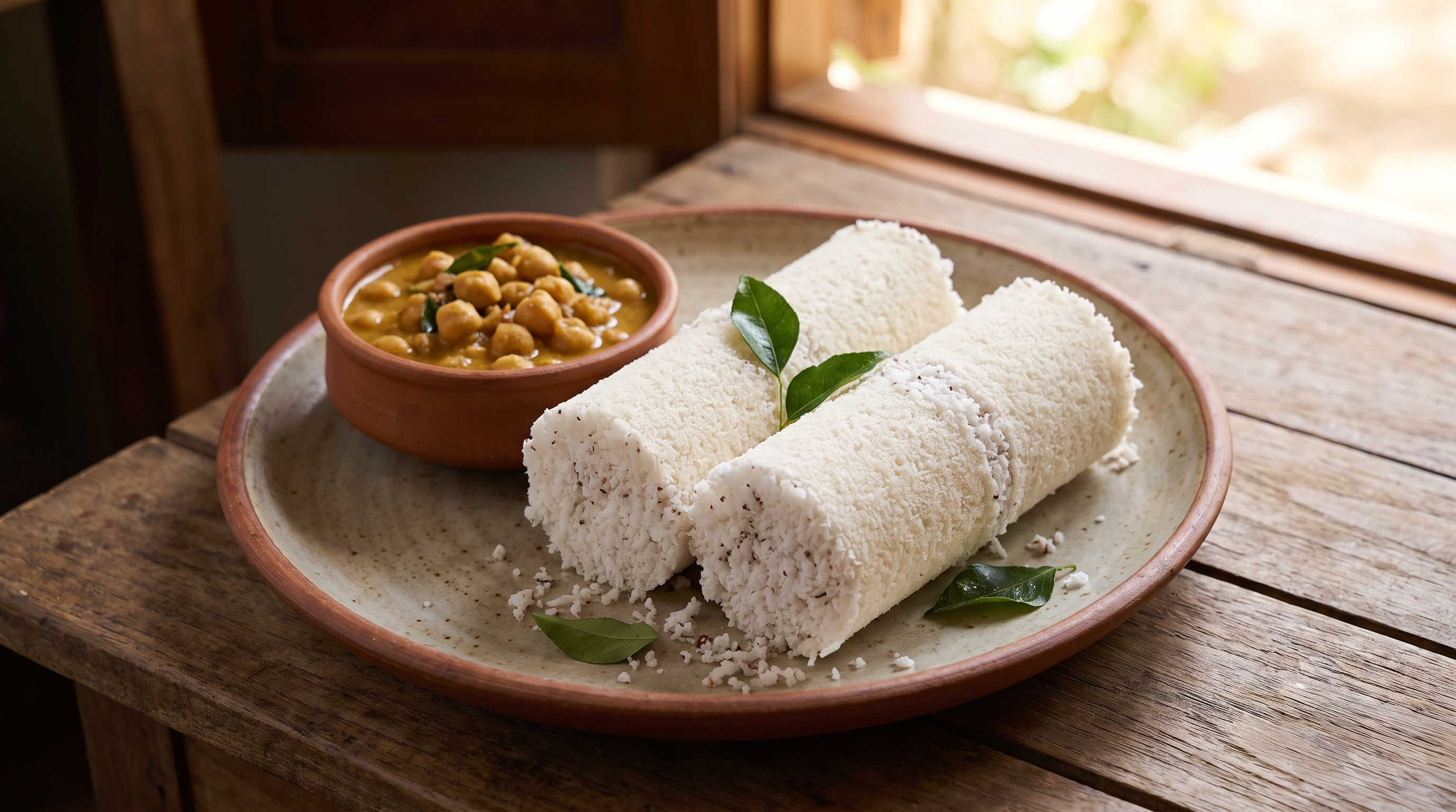 Sri Lankan puttu at Blessed Kitchen Scarborough