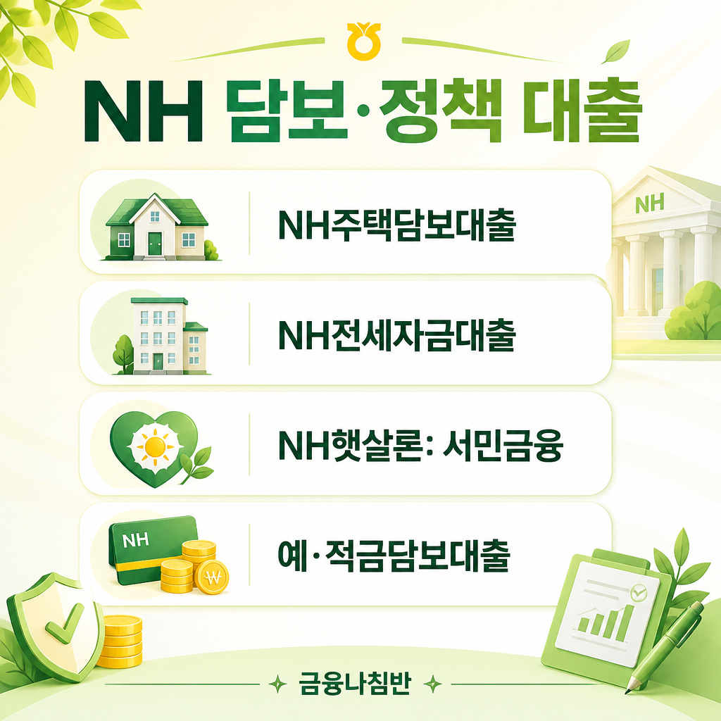 농협 NH 담보 정책 대출