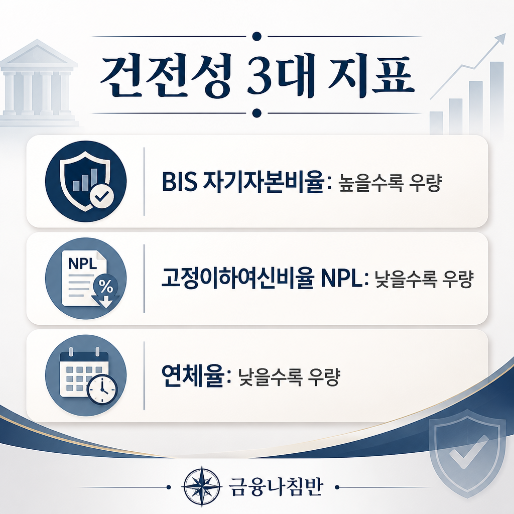 저축은행 건전성 3대 지표