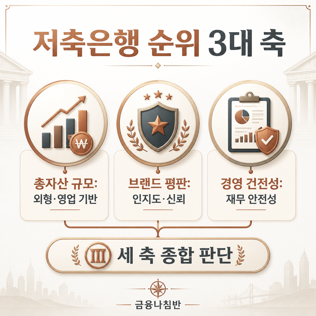 저축은행 순위 평가 3대 축