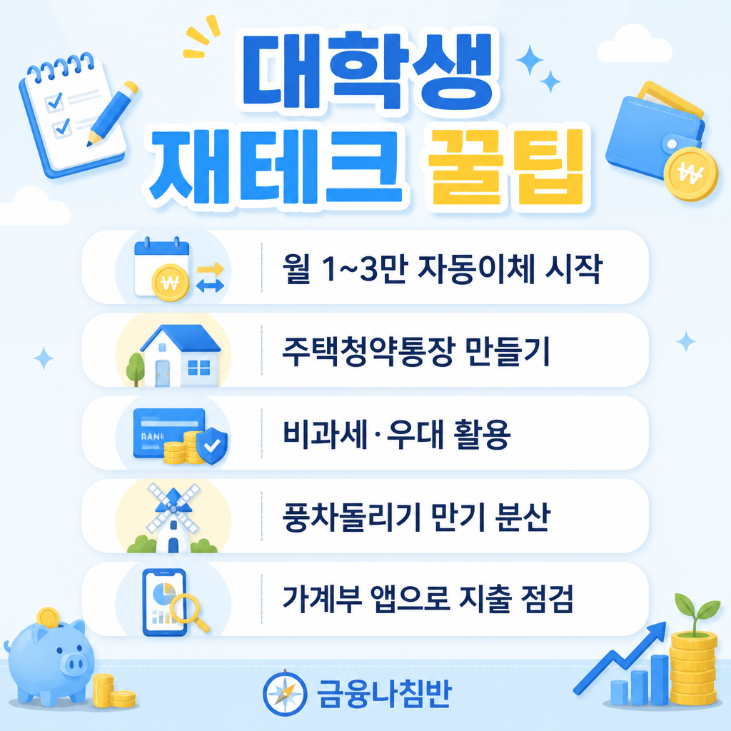 대학생 재테크 꿀팁