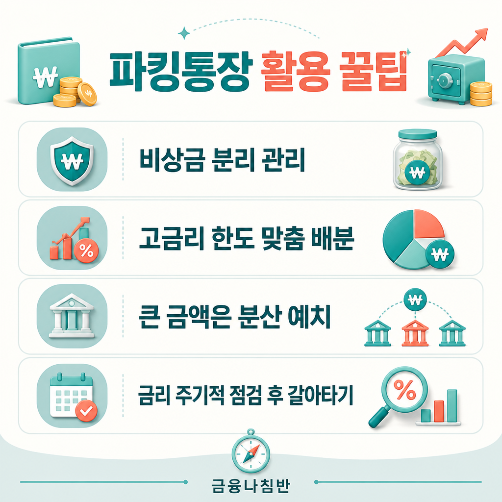 파킹통장 활용 꿀팁