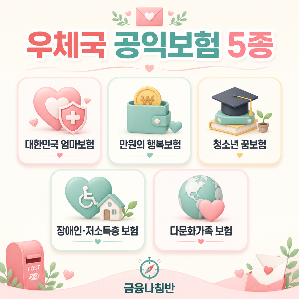 우체국 공익보험 5종