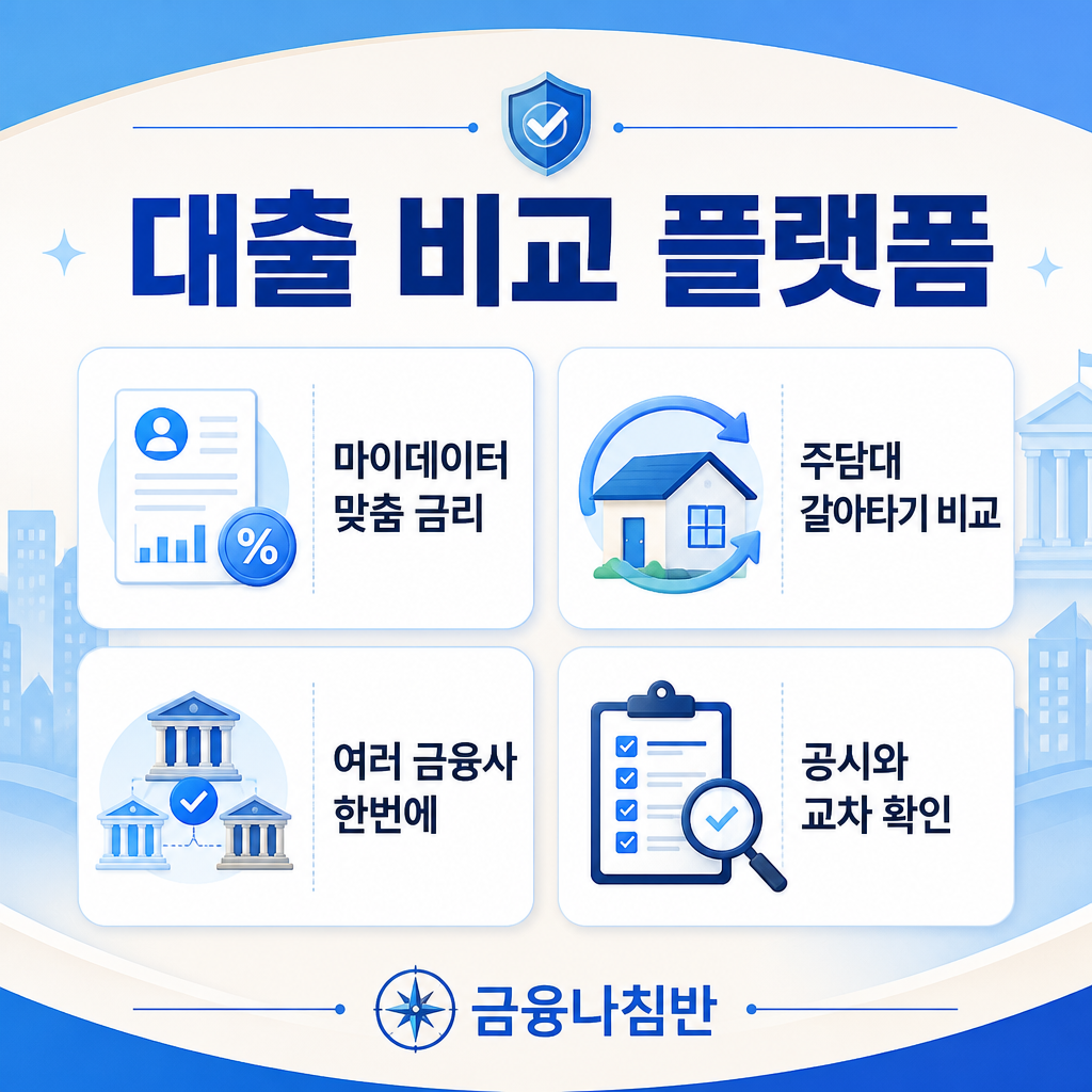 대출 비교 플랫폼 활용