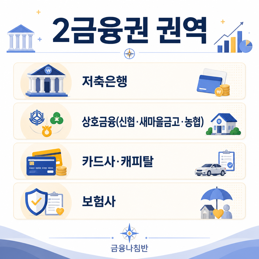 2금융권 권역 종류