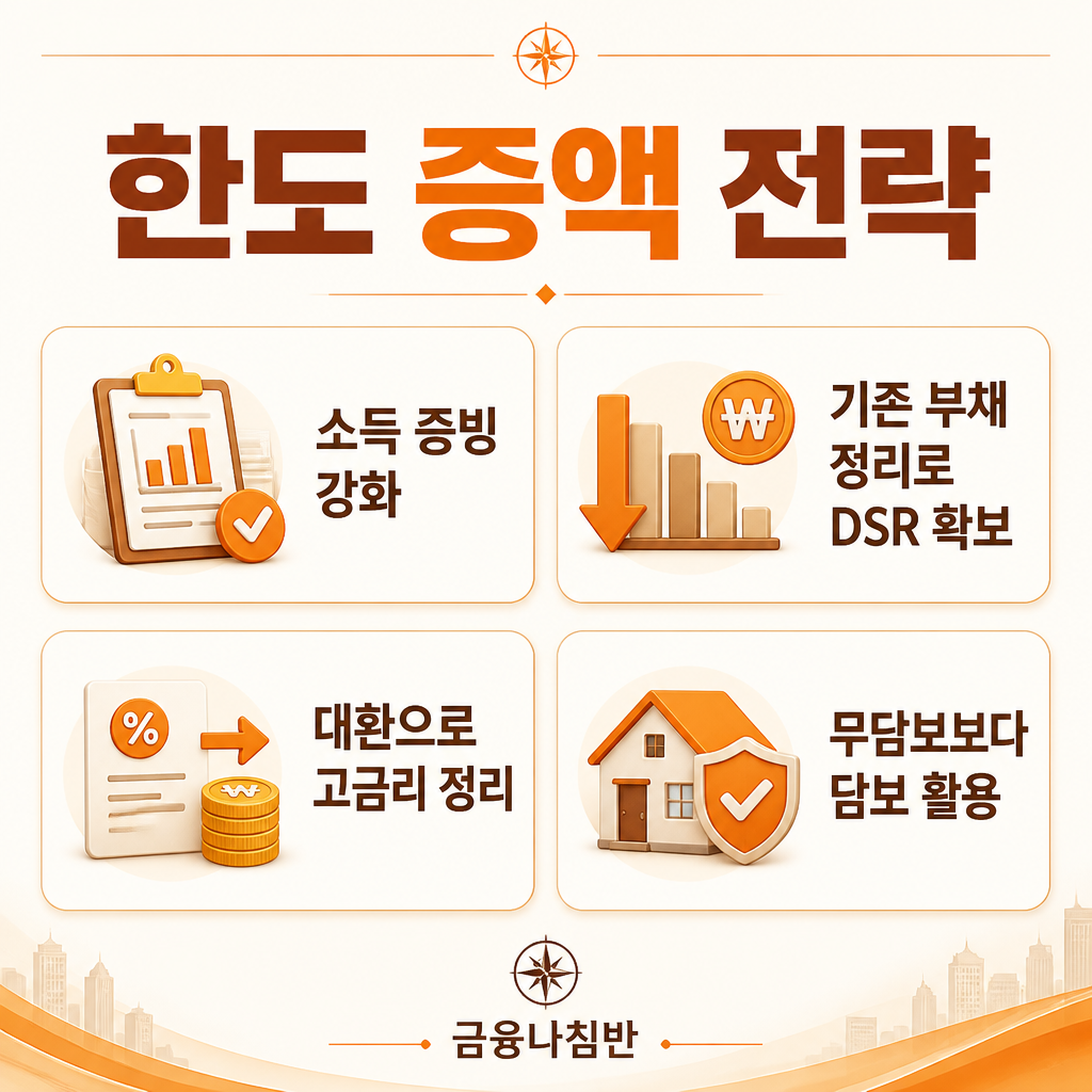 기대출 한도 증액 전략