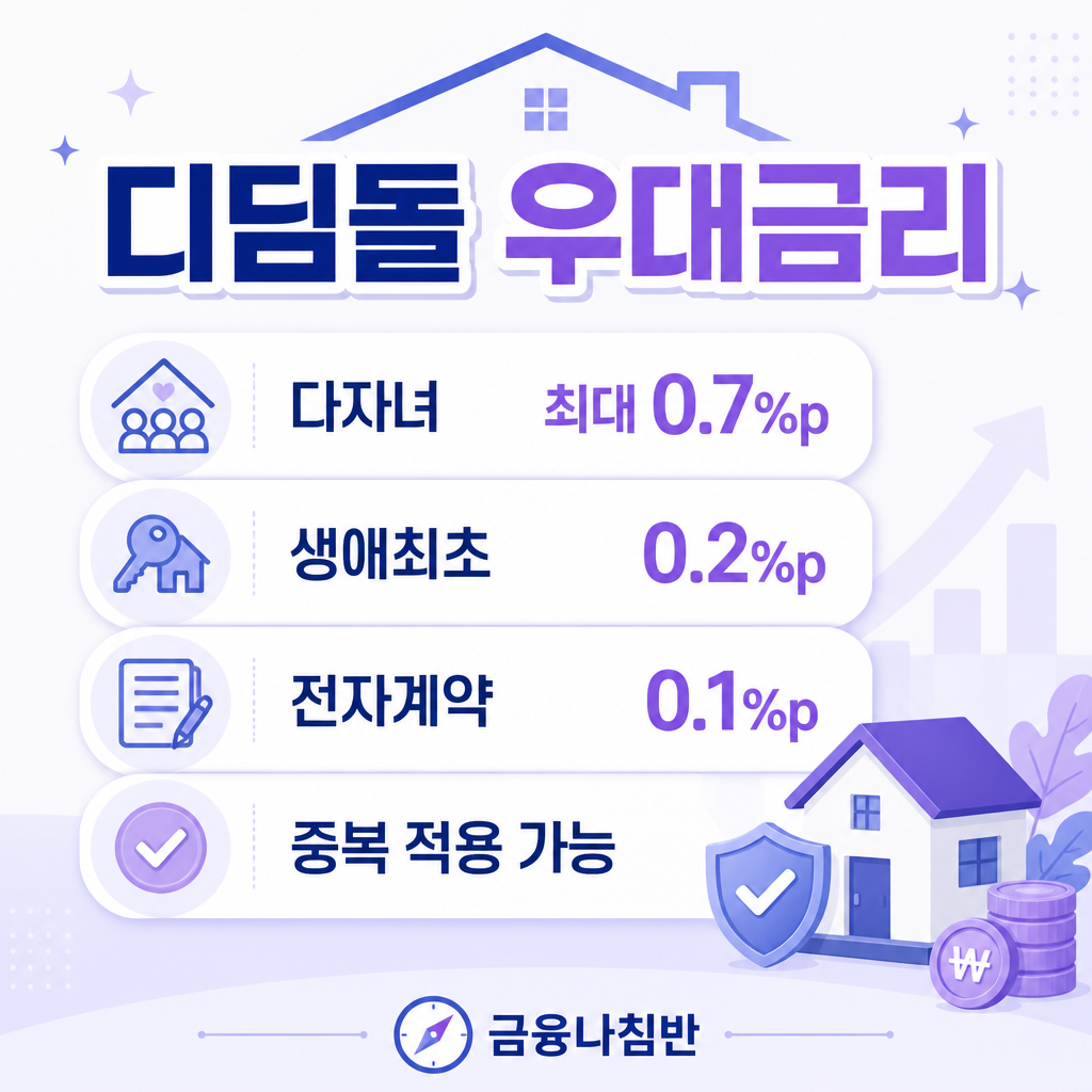 디딤돌대출 우대금리