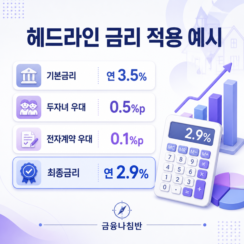 디딤돌대출 금리 적용 예시