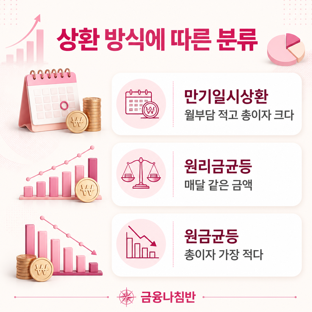 대출 상환 방식에 따른 분류
