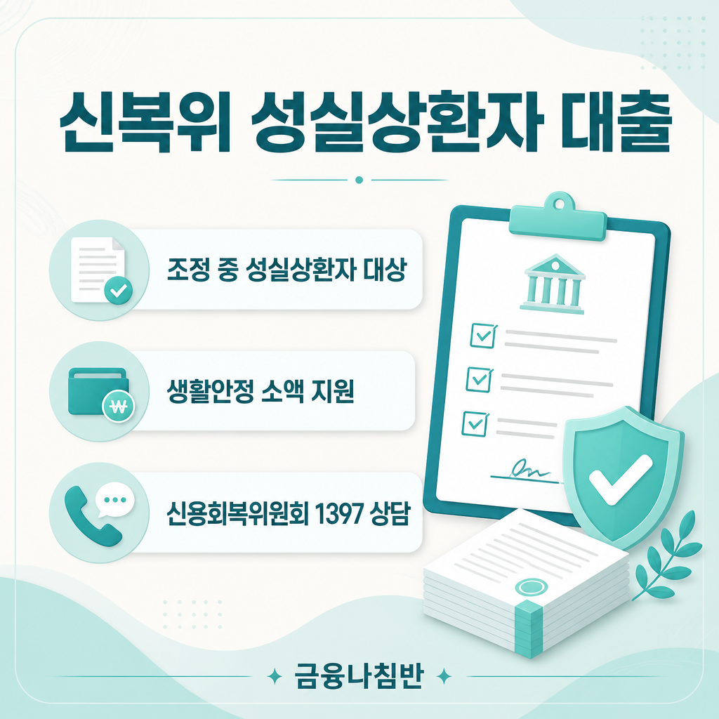 신복위 성실상환자 대출