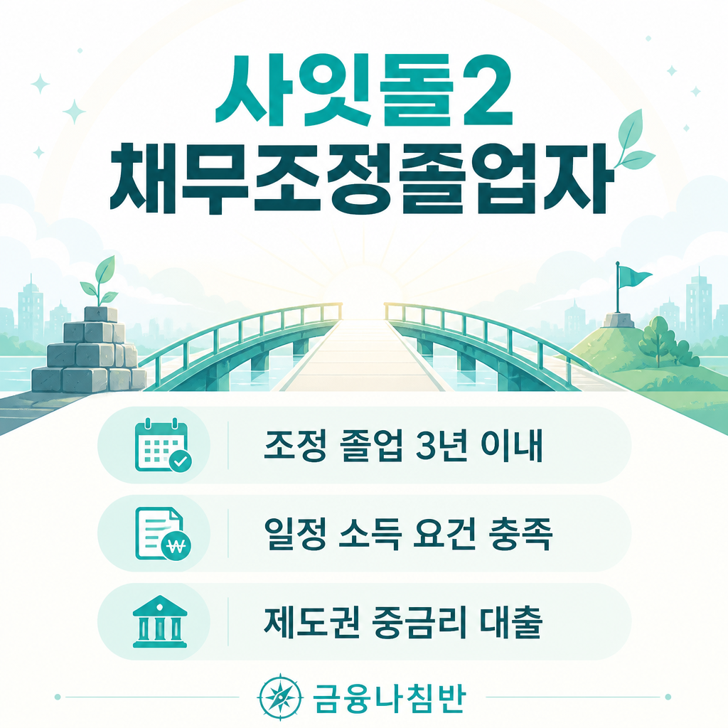 사잇돌2 채무조정졸업자 대출