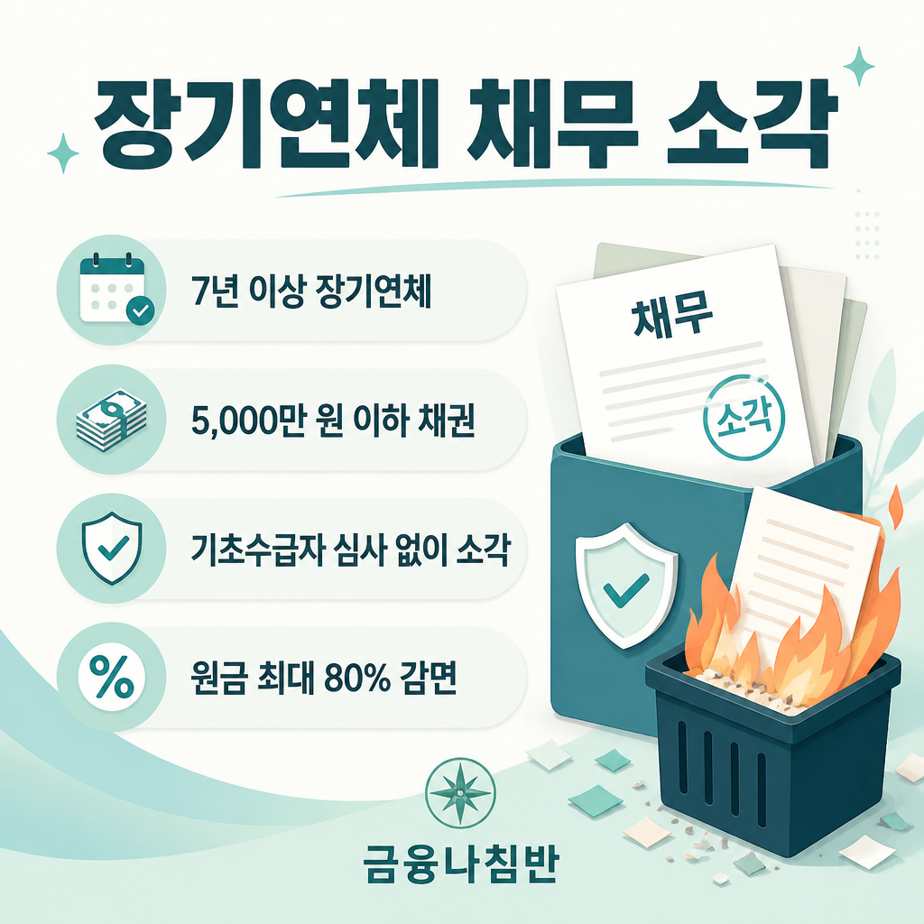 장기연체자 채무 소각 배드뱅크