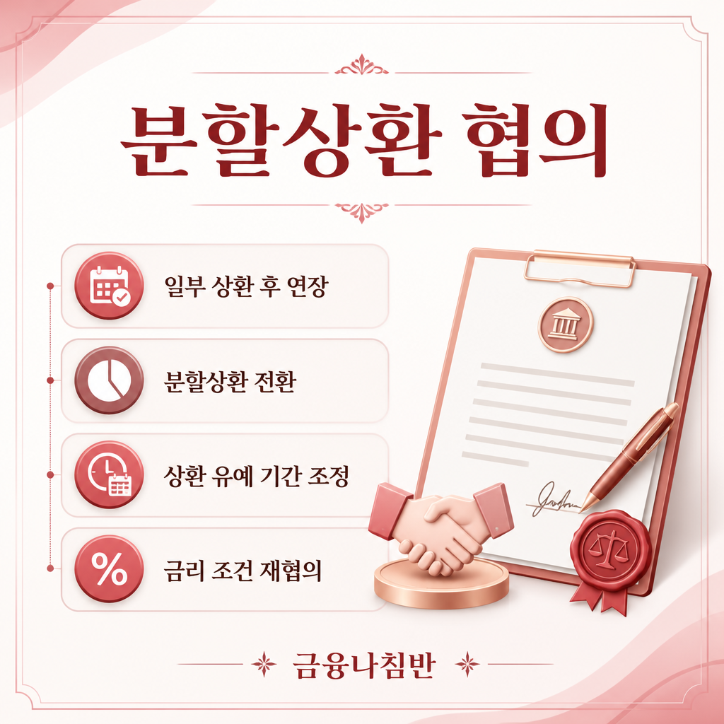 예외적 승인과 분할상환 협의
