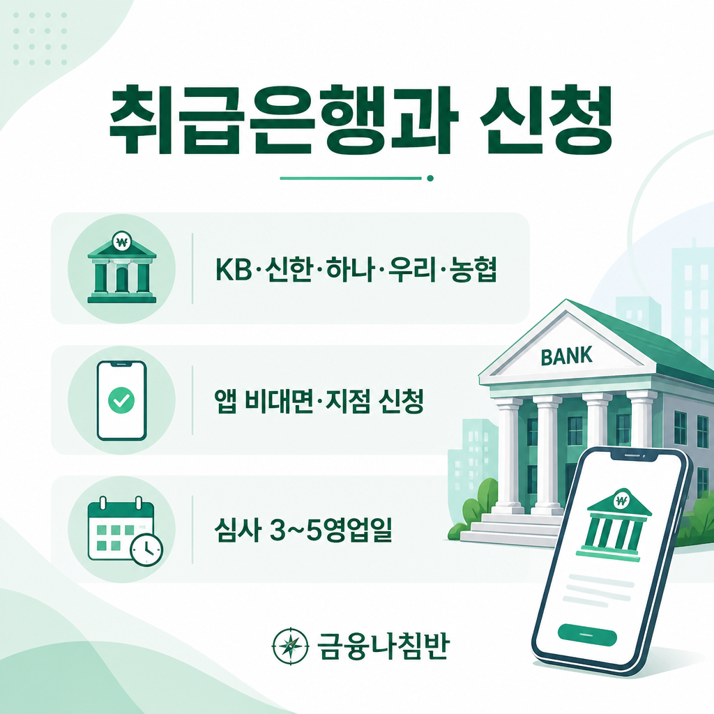 새희망홀씨 취급은행과 신청 방법