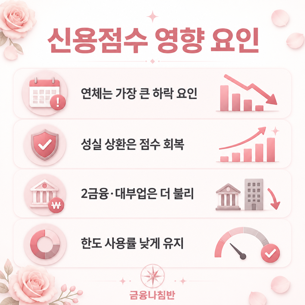 신용점수 영향 요인