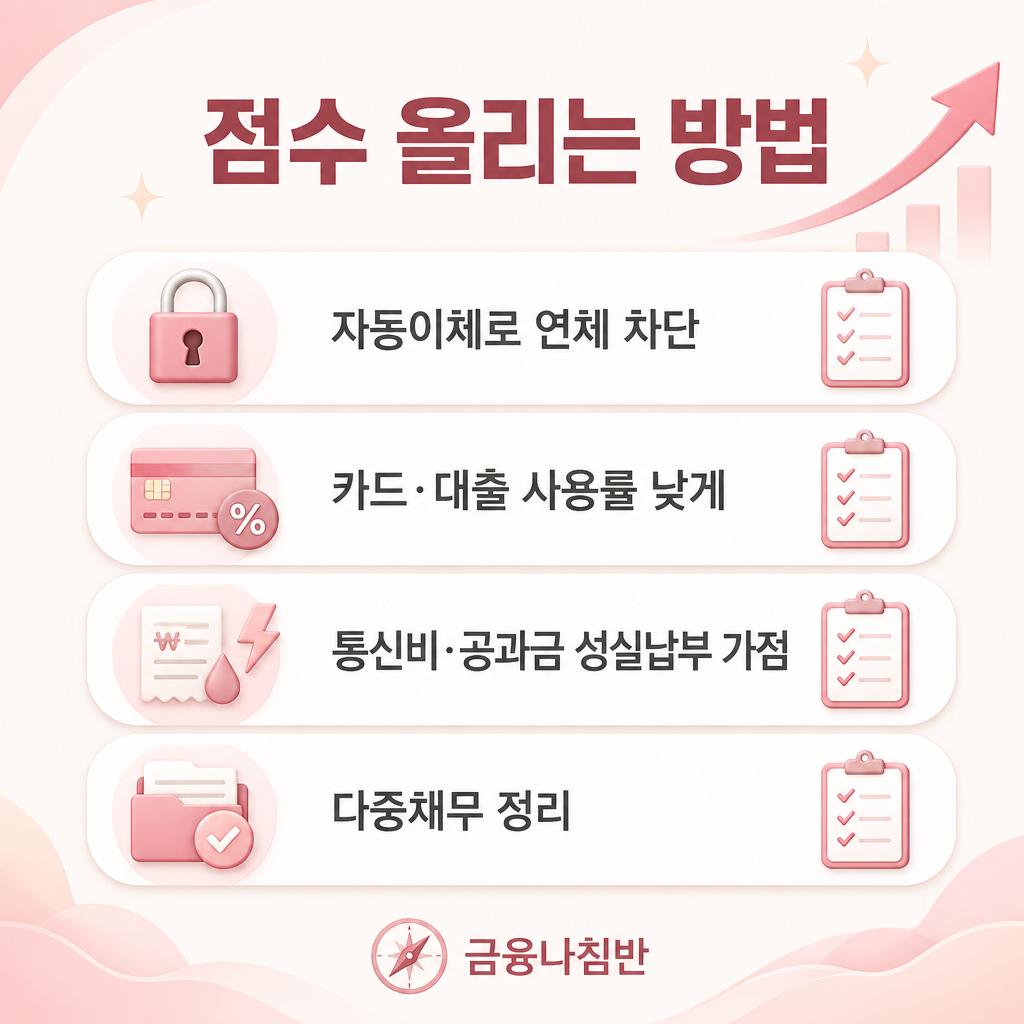 신용점수 올리는 방법