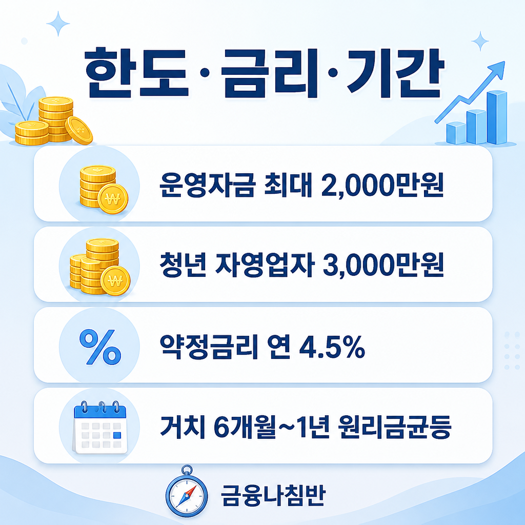 미소금융 운영자금 한도 금리 기간