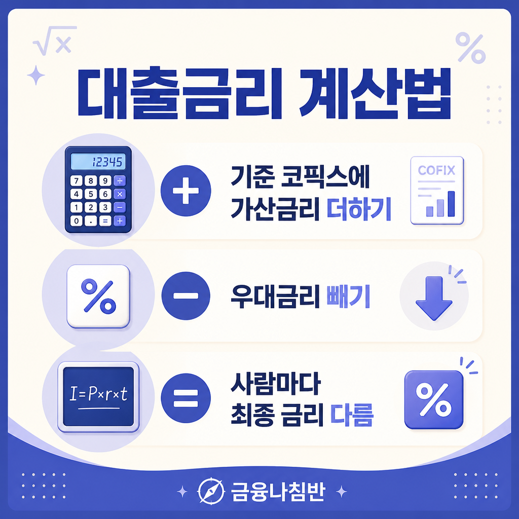 코픽스 대출금리 계산법