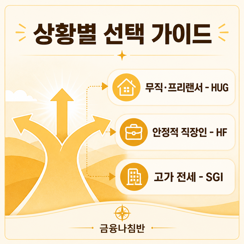 전세대출 보증기관 선택 가이드