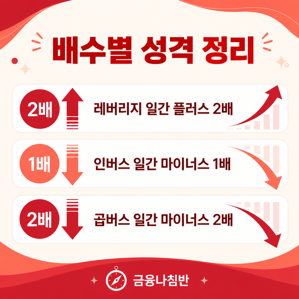 레버리지 인버스 곱버스 배수 정리